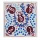 Modern Silk Embroidery Cushion Cover, Handmade Suzani Pillowcase from Central Asia, Home Decor Sham