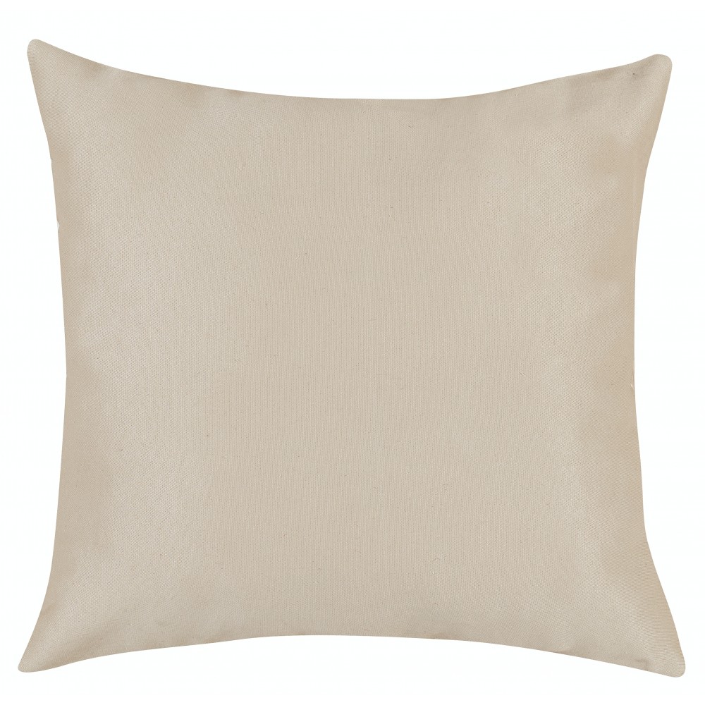 Home Decor Hand Embroidered Cushion Cover, Cream & Light Blue Pillowcase, Decorative Silk Throw Pillow Cover