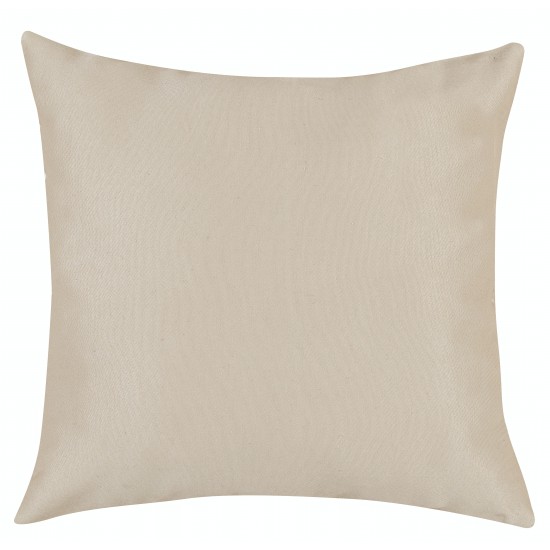 Contemporary Hand Embroidered Silk Cushion Cover, Cotton and Linen Suzani Throw Pillow Cover in Cream & Green