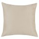 Home Decor Hand Embroidered Cushion Cover, Cream & Light Blue Pillowcase, Decorative Silk Throw Pillow Cover