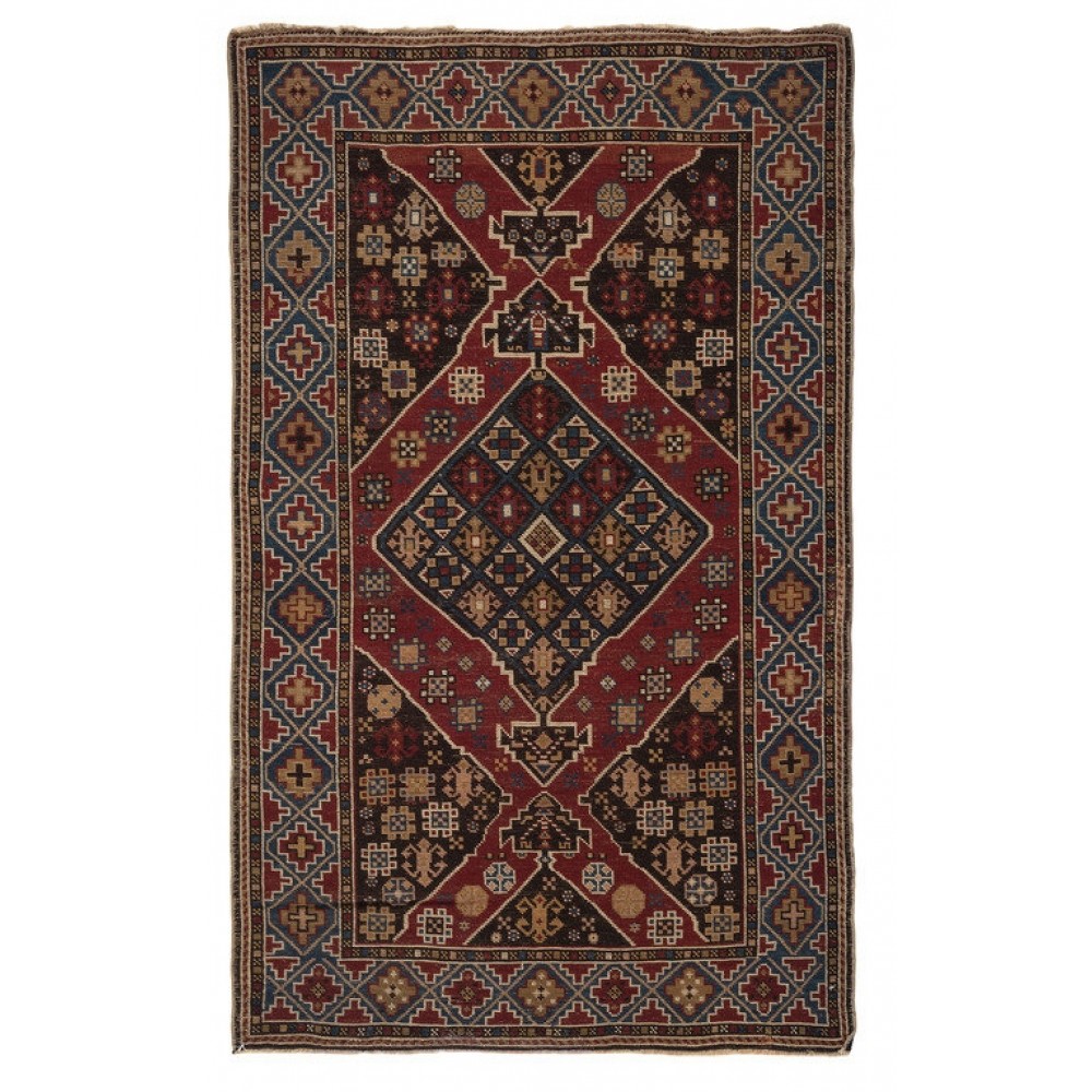 Antique Karabagh Rug, Late 19th Century