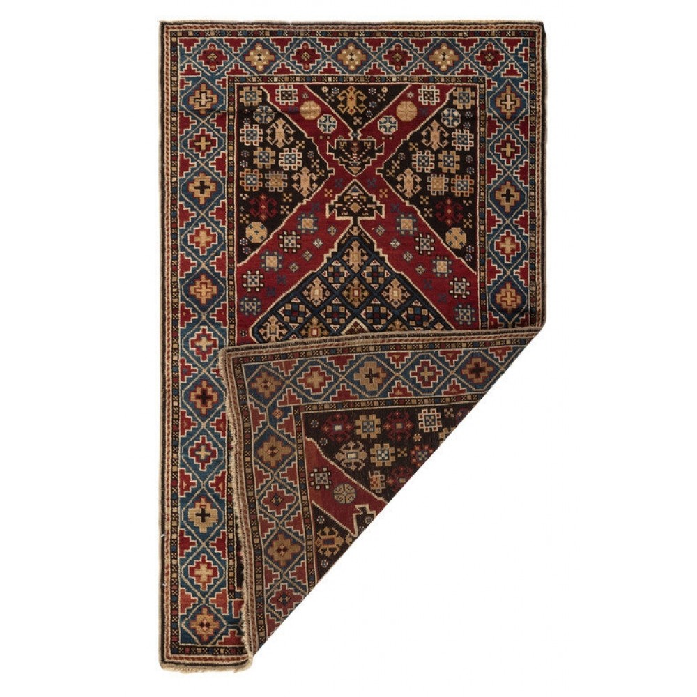 Antique Karabagh Rug, Late 19th Century
