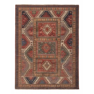 Antique Bordjalu Kazak Rug, South Caucasus, Ca 1860