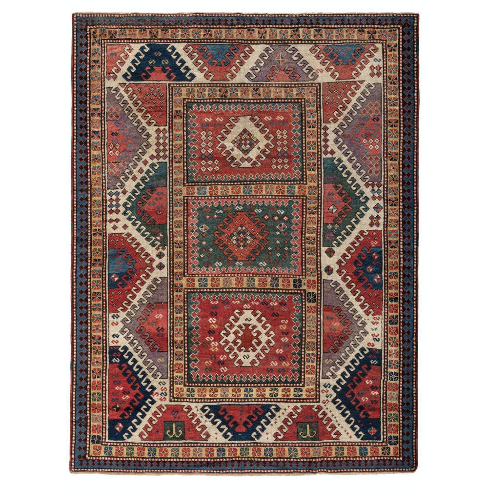 Antique Bordjalu Kazak Rug, South Caucasus, Ca 1860 Antique Bordjalu Kazak Rug, South Caucasus, Ca 1860