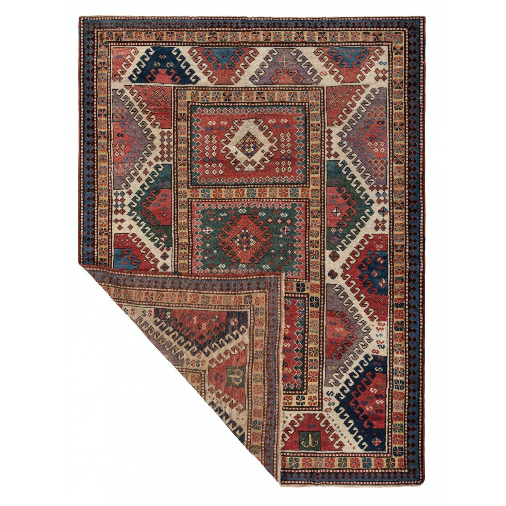 Antique Bordjalu Kazak Rug, South Caucasus, Ca 1860 Antique Bordjalu Kazak Rug, South Caucasus, Ca 1860
