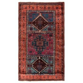 Antique East Anatolian Kurdish Rug, Ca 1890
