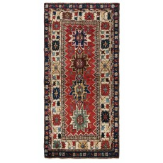 Antique Caucasian Lesghi Rug, Late 19th Century