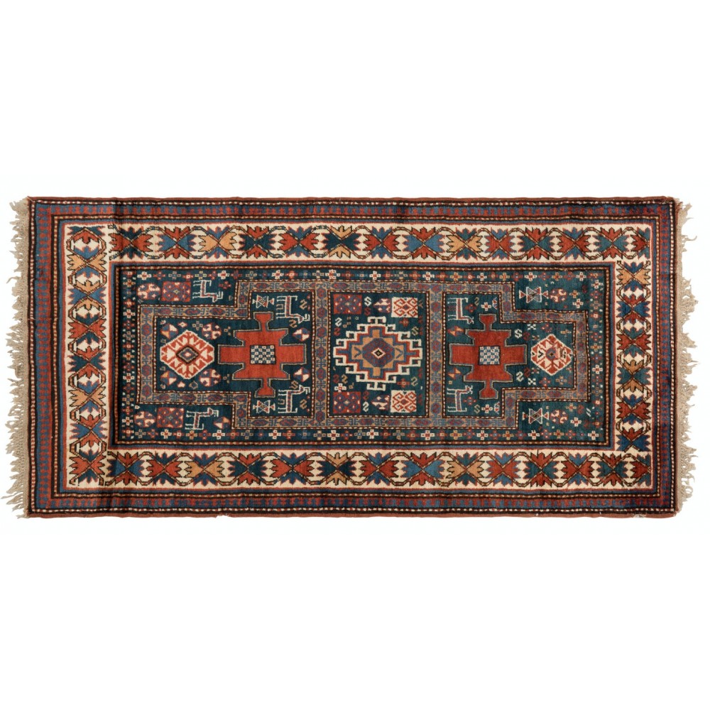 Antique Karachopt Kazak Rug, South Caucasus, Late 19th Century