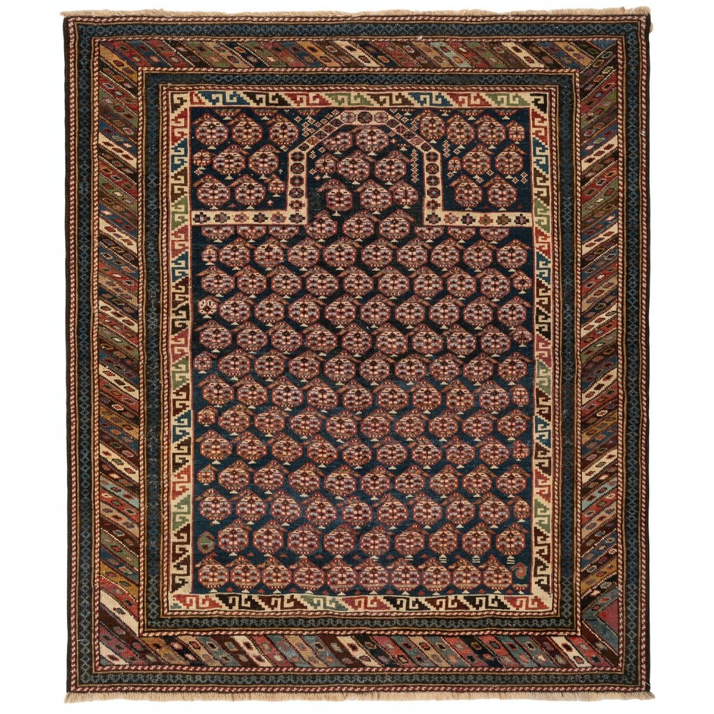 Antique Shirvan Prayer Rug, East Caucasus, Late 19th Century Antique Shirvan Prayer Rug, East Caucasus, Late 19th Century