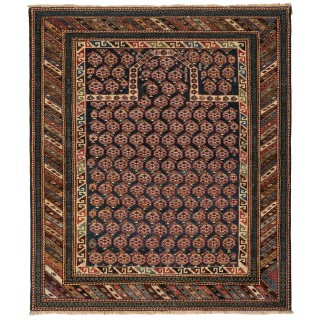 Antique Shirvan Prayer Rug, East Caucasus, Late 19th Century