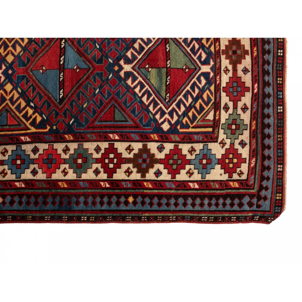 Antique Kazak Shulaver Runner Rug, South Caucasus, Ca 1880 Antique Kazak Shulaver Runner Rug, South Caucasus, Ca 1880
