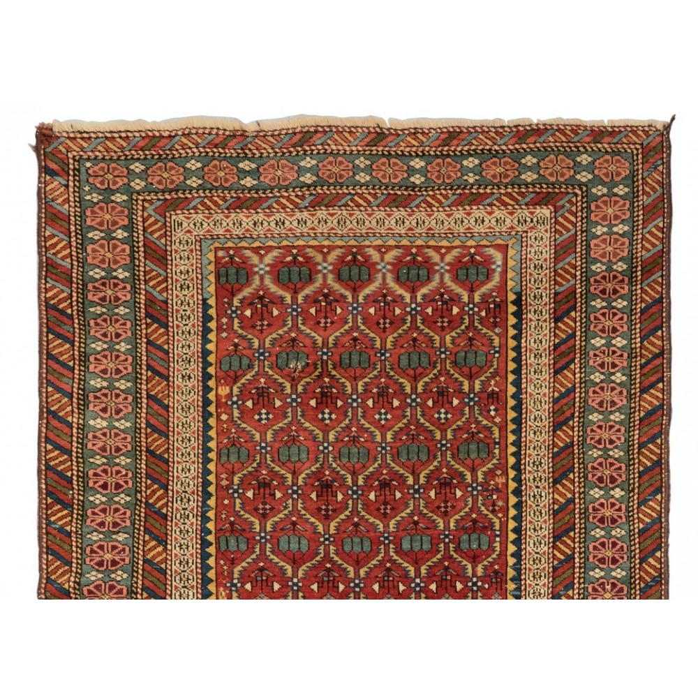Antique Kuba Rug, East Caucasus, Ca 1880