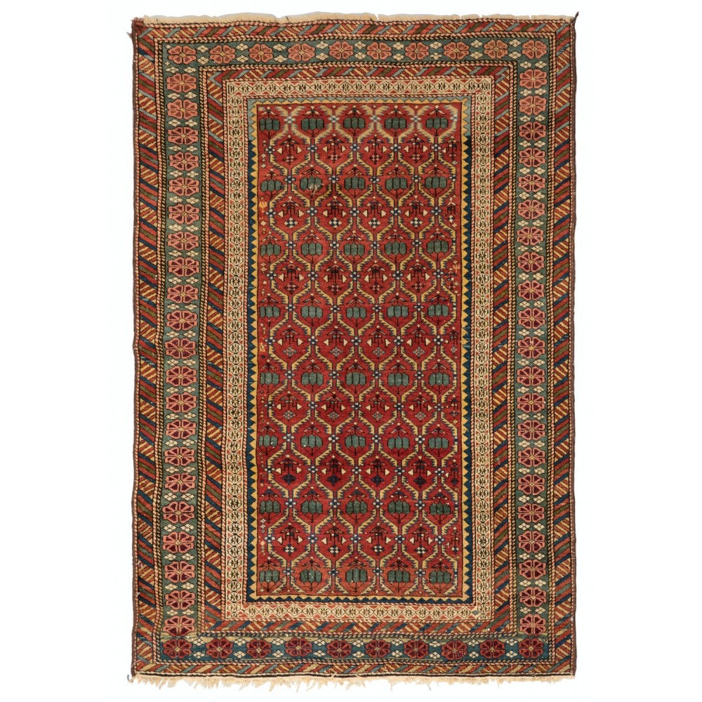 Antique Kuba Rug, East Caucasus, Ca 1880