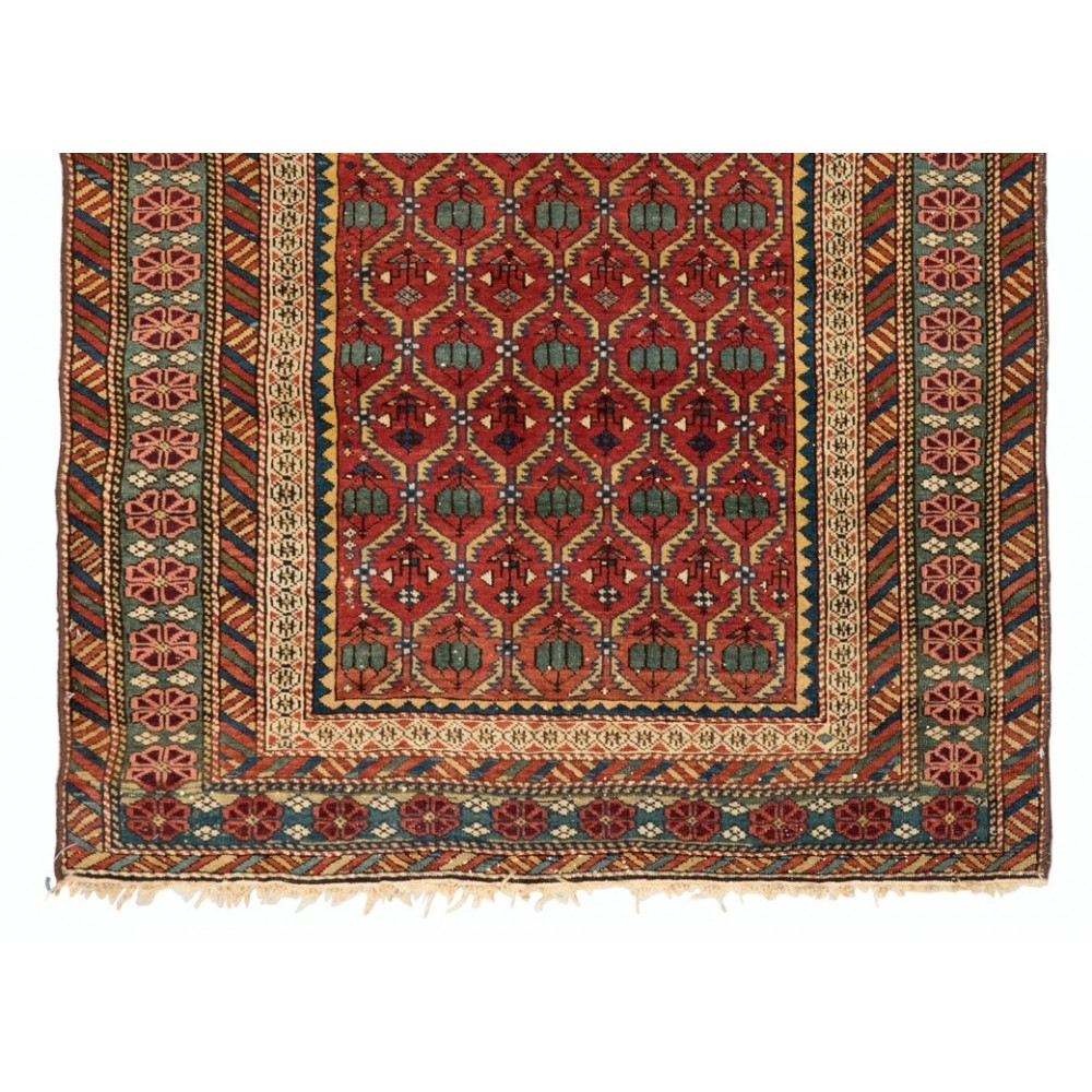 Antique Kuba Rug, East Caucasus, Ca 1880