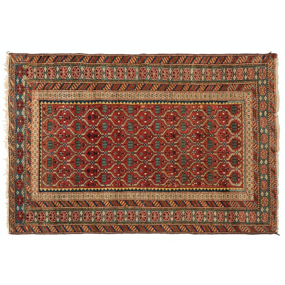 Antique Kuba Rug, East Caucasus, Ca 1880