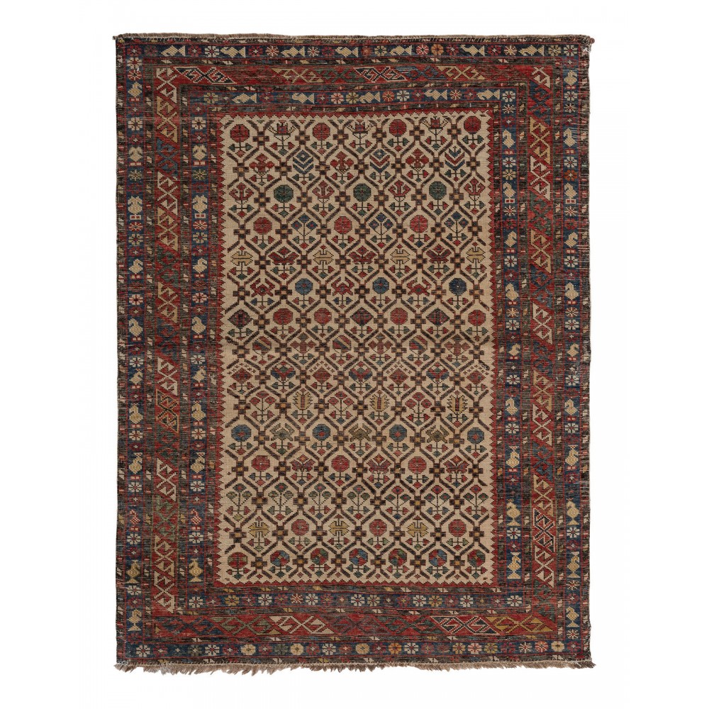 Antique Caucasian Shirvan Rug, Ca 1880