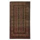 Rare Antique Karabagh Kazak Rug With Diagonal Stripes and Botehs, Ca 1860 Rare Antique Karabagh Kazak Rug With Diagonal Stripes and Botehs, Ca 1860