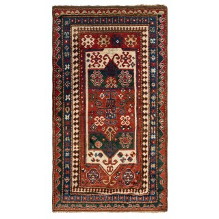 Antique Kazak Rug, South Caucasus, Dated 1888 AD (Islamic Solar Date 1305)