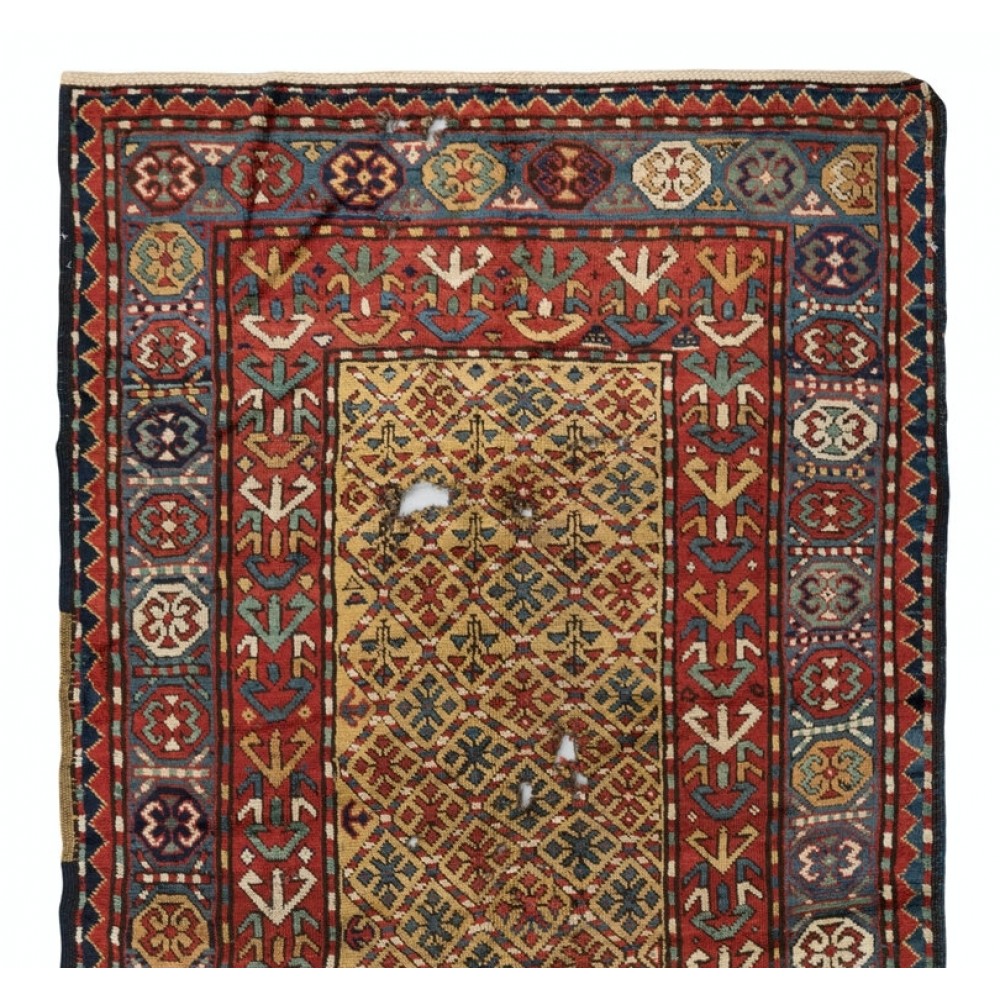 Antique Gendje Shirvan Rug, East Caucasus, Late 19th Century