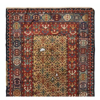 Antique Gendje Shirvan Rug, East Caucasus, Late 19th Century