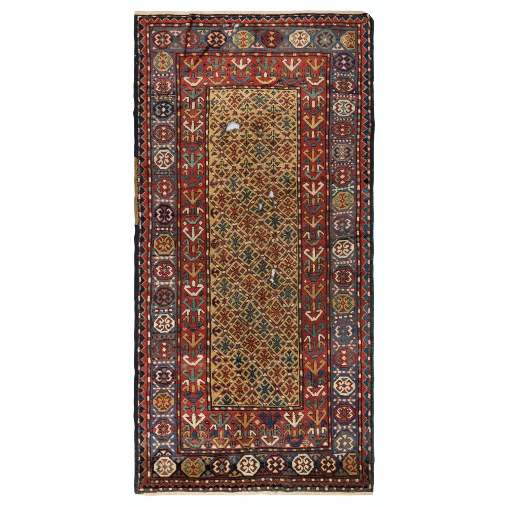 Antique Gendje Shirvan Rug, East Caucasus, Late 19th Century