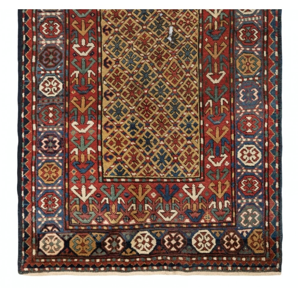 Antique Gendje Shirvan Rug, East Caucasus, Late 19th Century