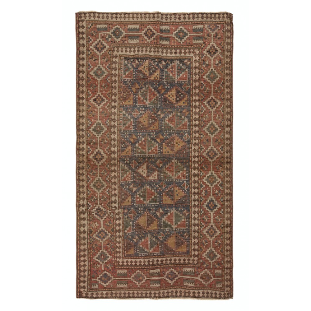 Antique Kazak Rug, Ca 1870