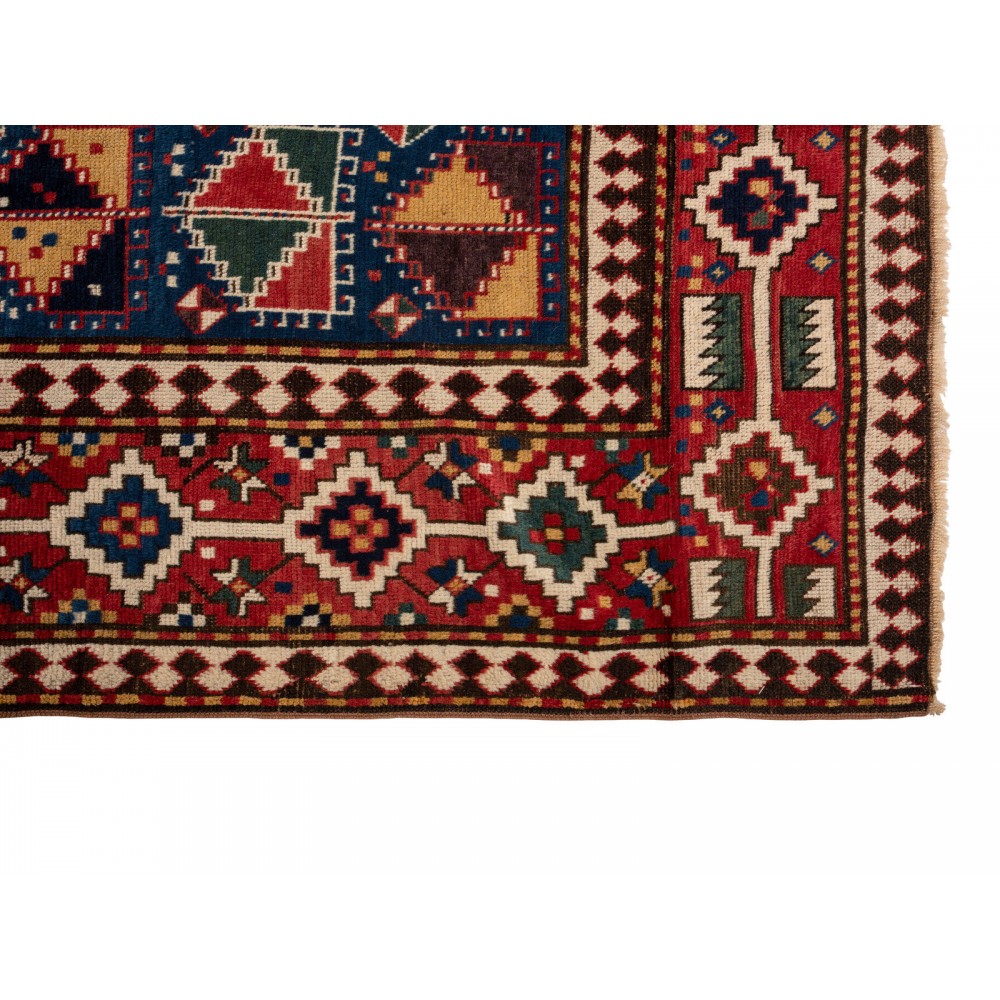 Antique Kazak Rug, Ca 1870