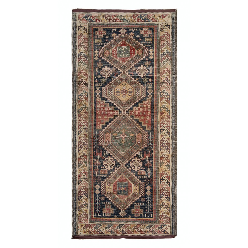 Antique Shirvan Runner Rug, East Caucasus, Late 19th Century Antique Shirvan Runner Rug, East Caucasus, Late 19th Century