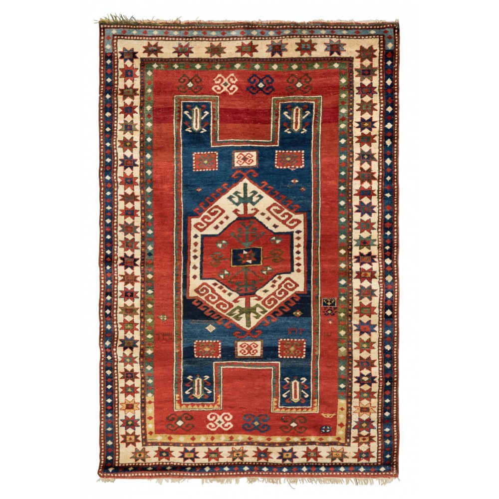 Antique Fachralo Kazak Rug, Ca 1880 Antique Fachralo Kazak Rug, Ca 1880