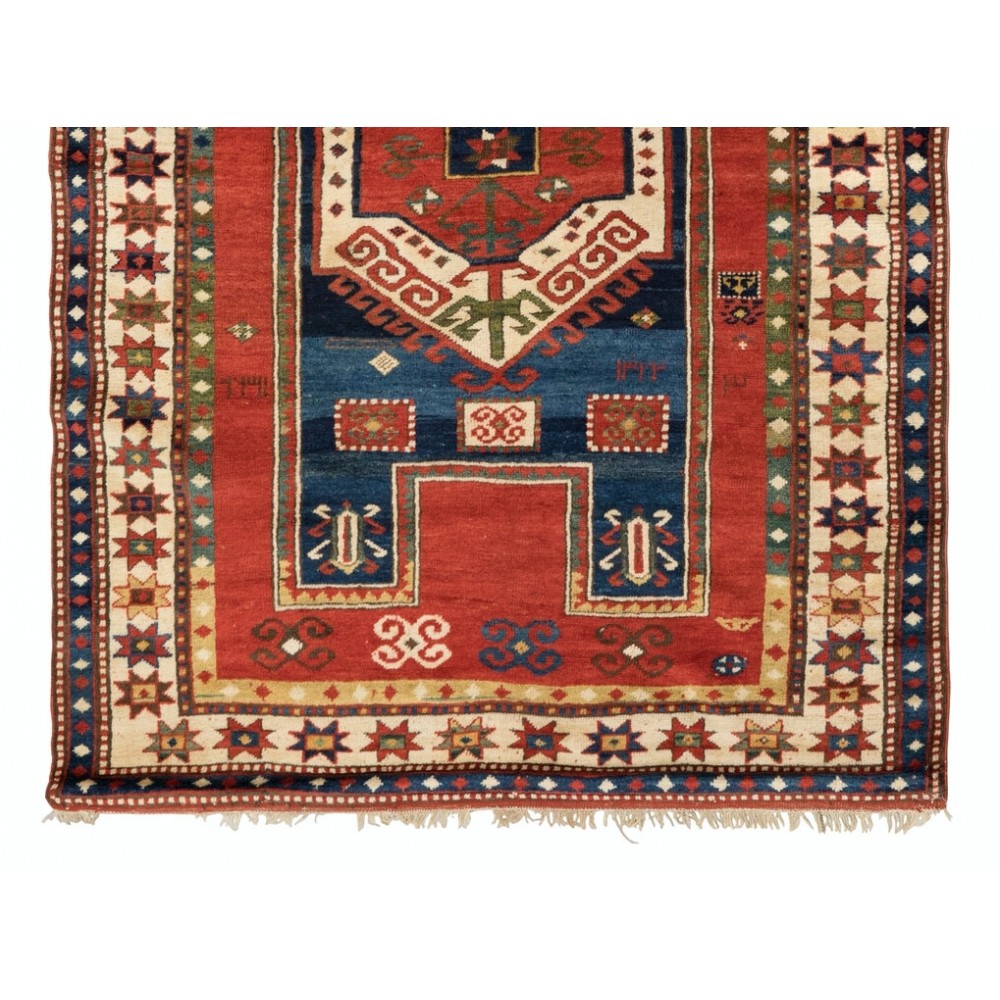 Antique Fachralo Kazak Rug, Ca 1880 Antique Fachralo Kazak Rug, Ca 1880
