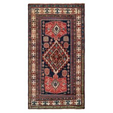 Antique Caucasian Kazak Rug, Circa 1880, in Well Preserved Original Condition