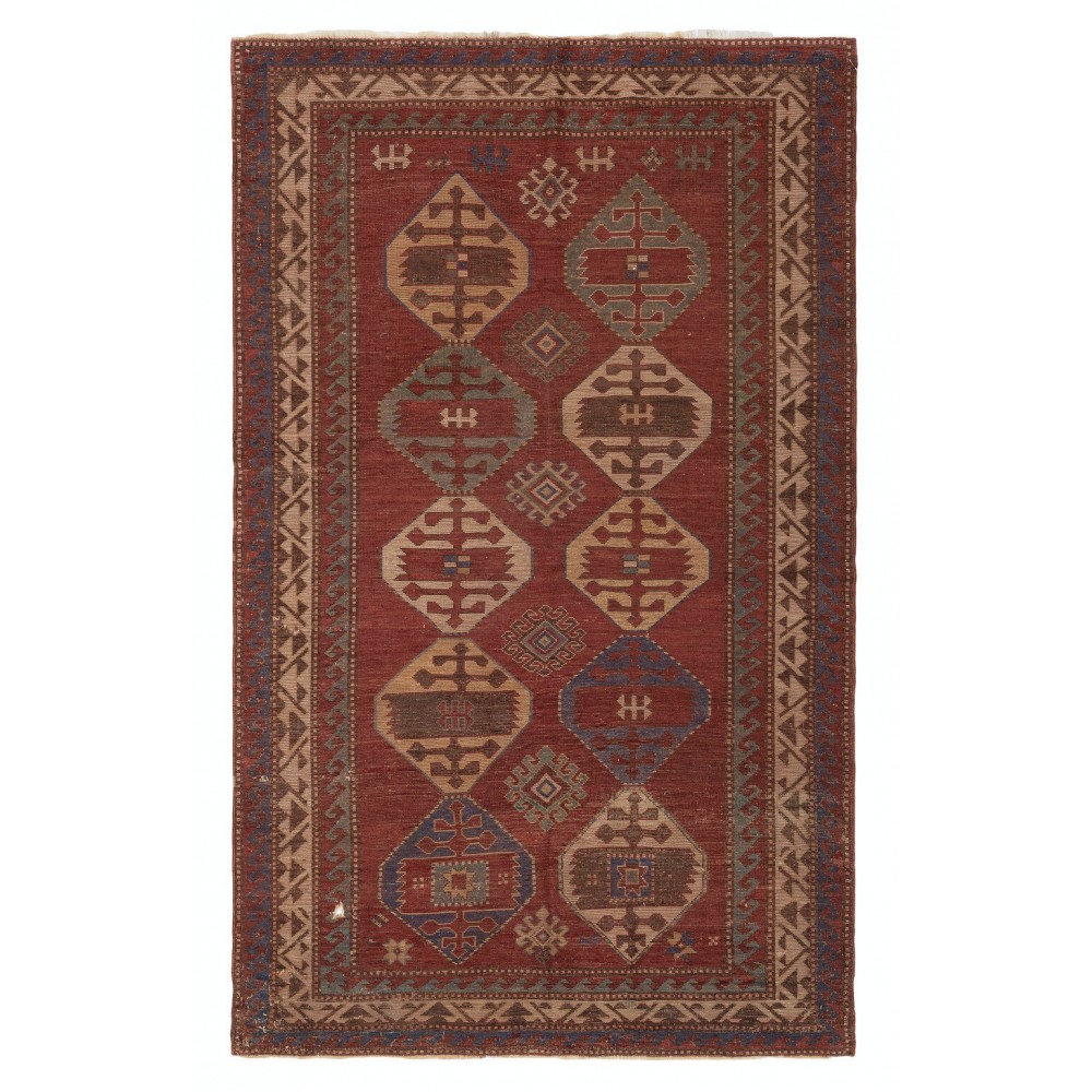 Antique Borchalo Kazak Rug, South Caucasus, Late 19th Century