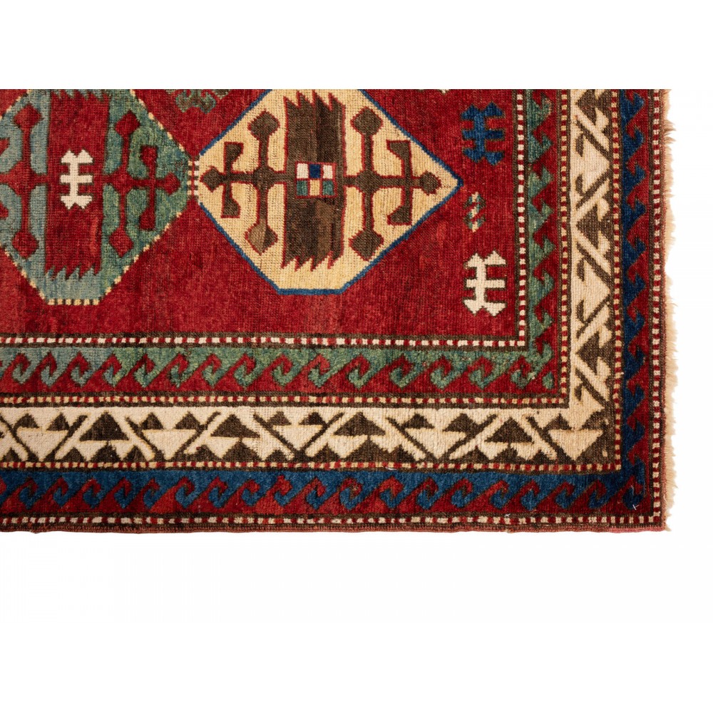 Antique Borchalo Kazak Rug, South Caucasus, Late 19th Century