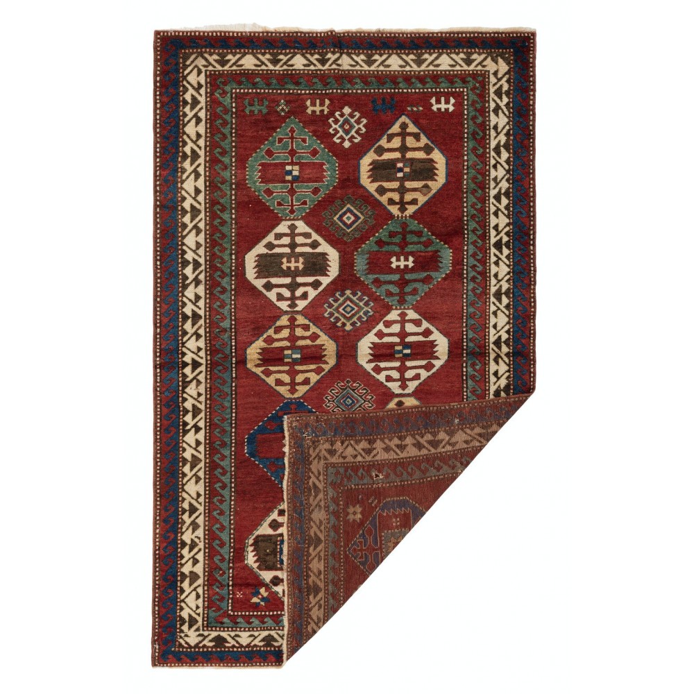 Antique Borchalo Kazak Rug, South Caucasus, Late 19th Century