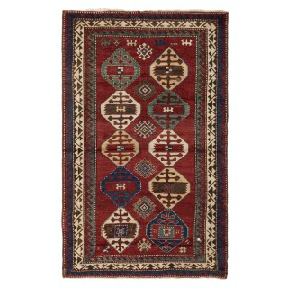 Antique Borchalo Kazak Rug, South Caucasus, Late 19th Century
