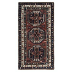 Antique Armenian Lambolo - Lori Pambak Kazak Rug, Inscribed in Armenian and Dated 1905