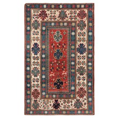 Antique Caucasian Kazak Rug, Circa 1870