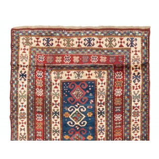 A Superb Antique Caucasian Kazak Rug in Excellent Original Condition, Late 19th Century