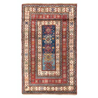 A Superb Antique Caucasian Kazak Rug in Excellent Original Condition, Late 19th Century