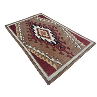 New Hand-Knotted Rug. 100% Wool. Modern Living Room Carpet. Custom Size Available