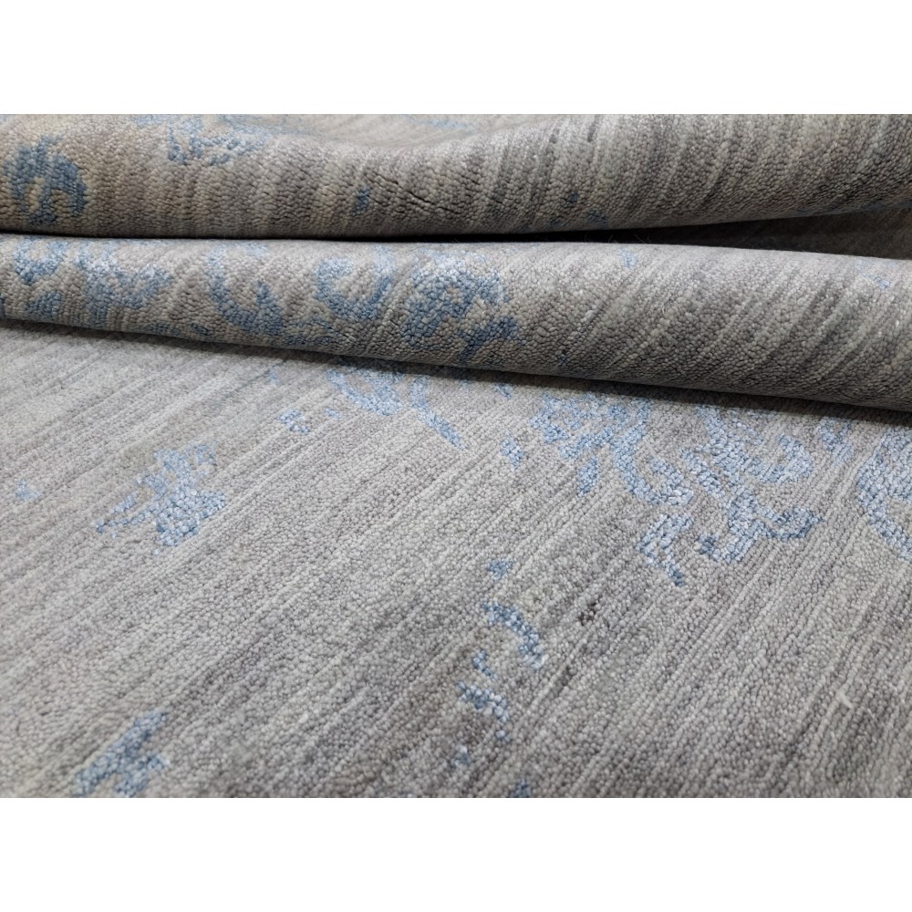 Luxury Hand-Knotted Silk Rug. 100% Pure Silk Modern Design Carpet. Custom Options Available
