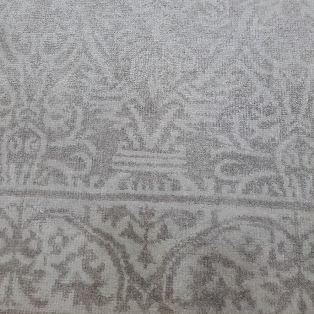 100% Silk Hand-Knotted Rug. Luxury Carpet. Contemporary Design. Custom Made. Indian Artisan Quality