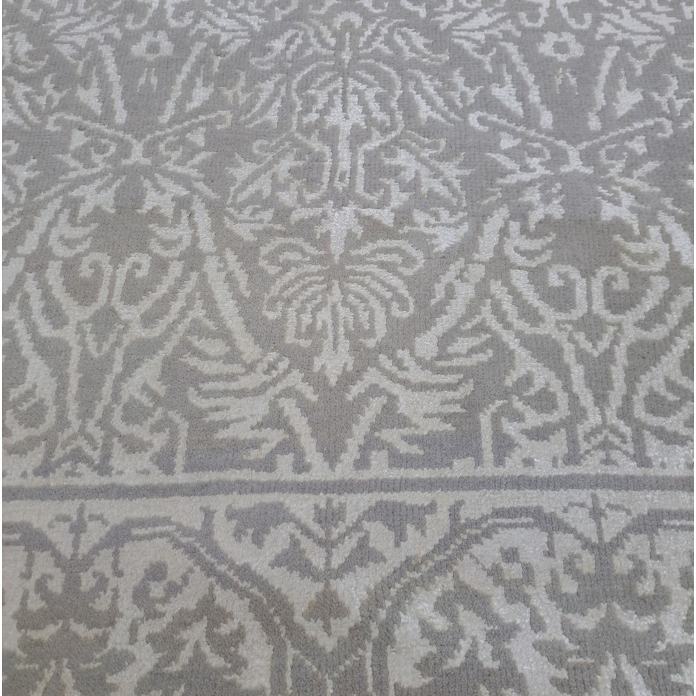 New Hand-Knotted Silk Rug. Contemporary Living Room Carpet. Custom Size Available New Hand-Knotted Silk Rug. Contemporary Living Room Carpet. Custom Size Available