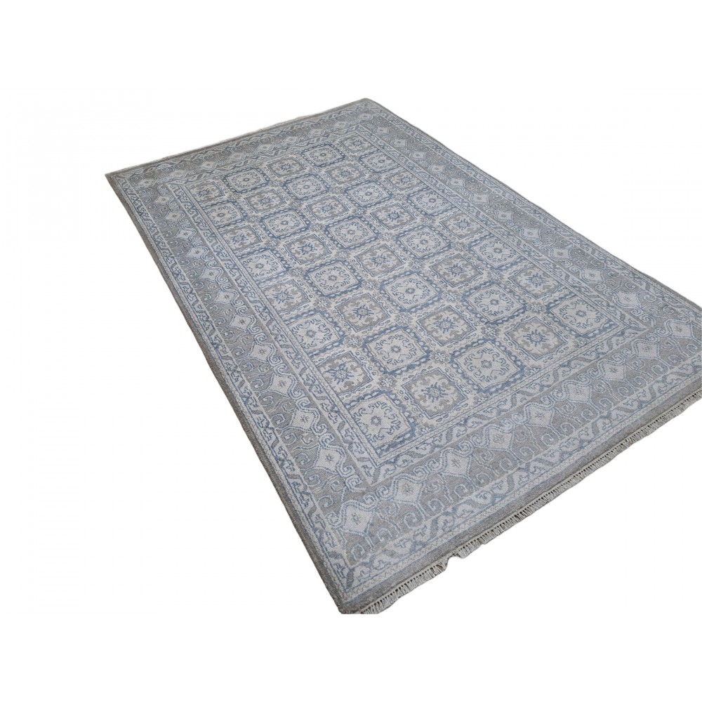 100% Silk Hand-knotted Area Rug for Modern Living Room. Contemporary Handmade Carpet 100% Silk Hand-knotted Area Rug for Modern Living Room. Contemporary Handmade Carpet