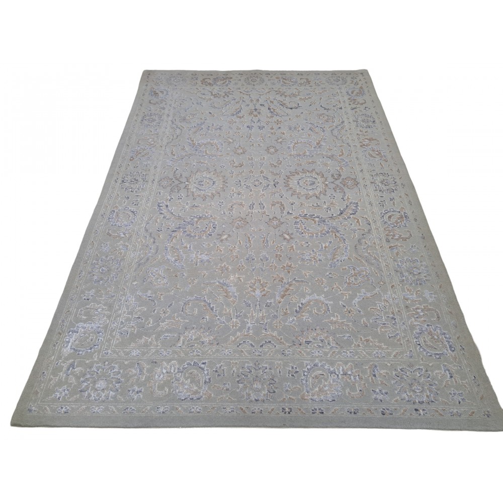 100% Silk Hand-knotted Area Rug for Modern Living Room. Contemporary Handmade Carpet 100% Silk Hand-knotted Area Rug for Modern Living Room. Contemporary Handmade Carpet