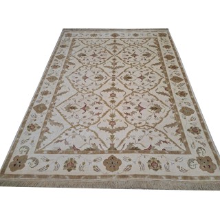 New Hand-Knotted Rug. 100% Wool. Modern Living Room Carpet. Custom Size Available