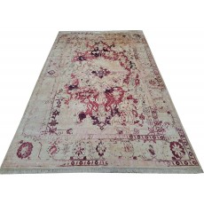 Hand-knotted Area Rug Made of 100% Silk. Contemporary Living Room Carpet