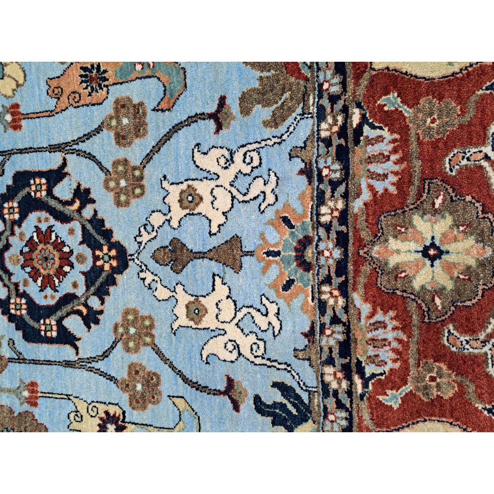 New Handknotted Rug. 100% Wool. Antique Heriz Design Carpet. Custom Options Available New Handknotted Rug. 100% Wool. Antique Heriz Design Carpet. Custom Options Available