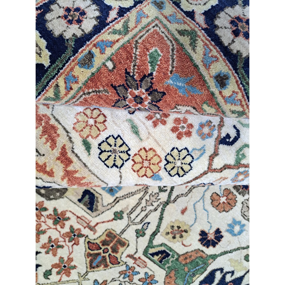 Antique Heriz Inpired Hand-knotted New Rug. 100% Wool. 18th-Century Heriz Style Carpet. Antique Heriz Inpired Hand-knotted New Rug. 100% Wool. 18th-Century Heriz Style Carpet.